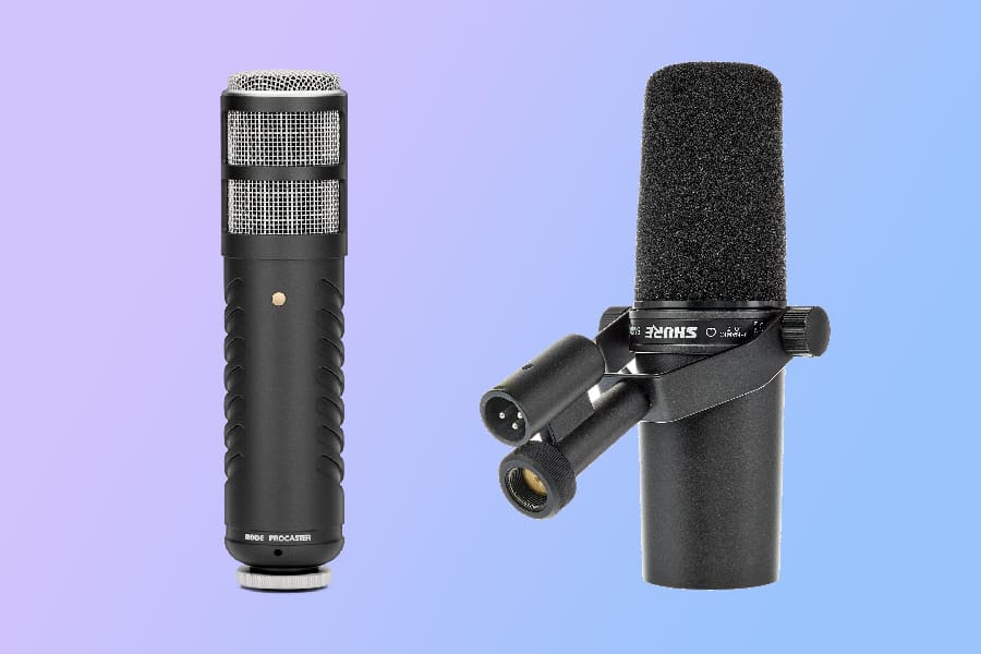 Rode Procaster vs Shure SM7B