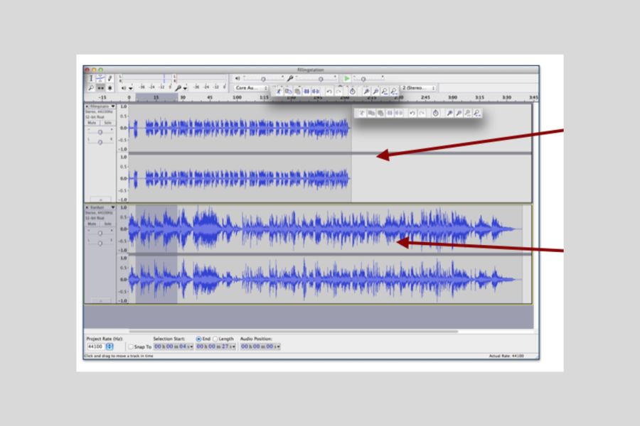 Audacity Timeline