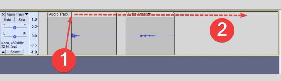 audacity time shift tool