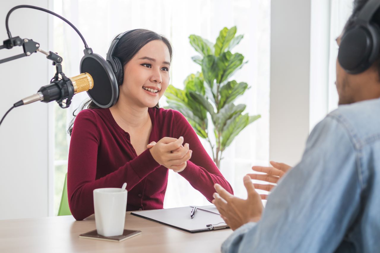 A podcast guest profile provides insight into the guest's area of expertise, accomplishments, interests, and values.