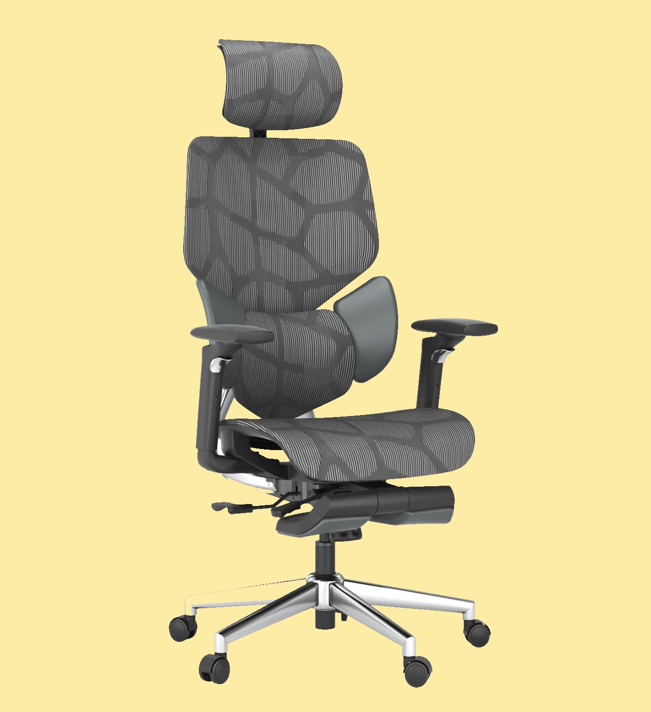 The depth of the cushion can be adjusted on the Hbada Ergonomic Chair, one of the ideal chairs for recording studio.