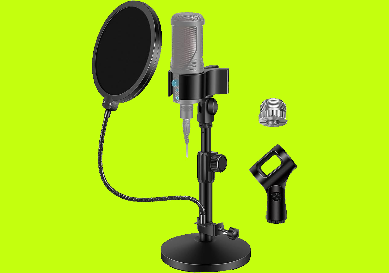 If you want to connect the InnoGear Desktop Mic Stand, one of the best boom arm for Blue Yeti, with your Blue Yeti, the included 3/8” to 5/8” screw adapter will do the right thing.