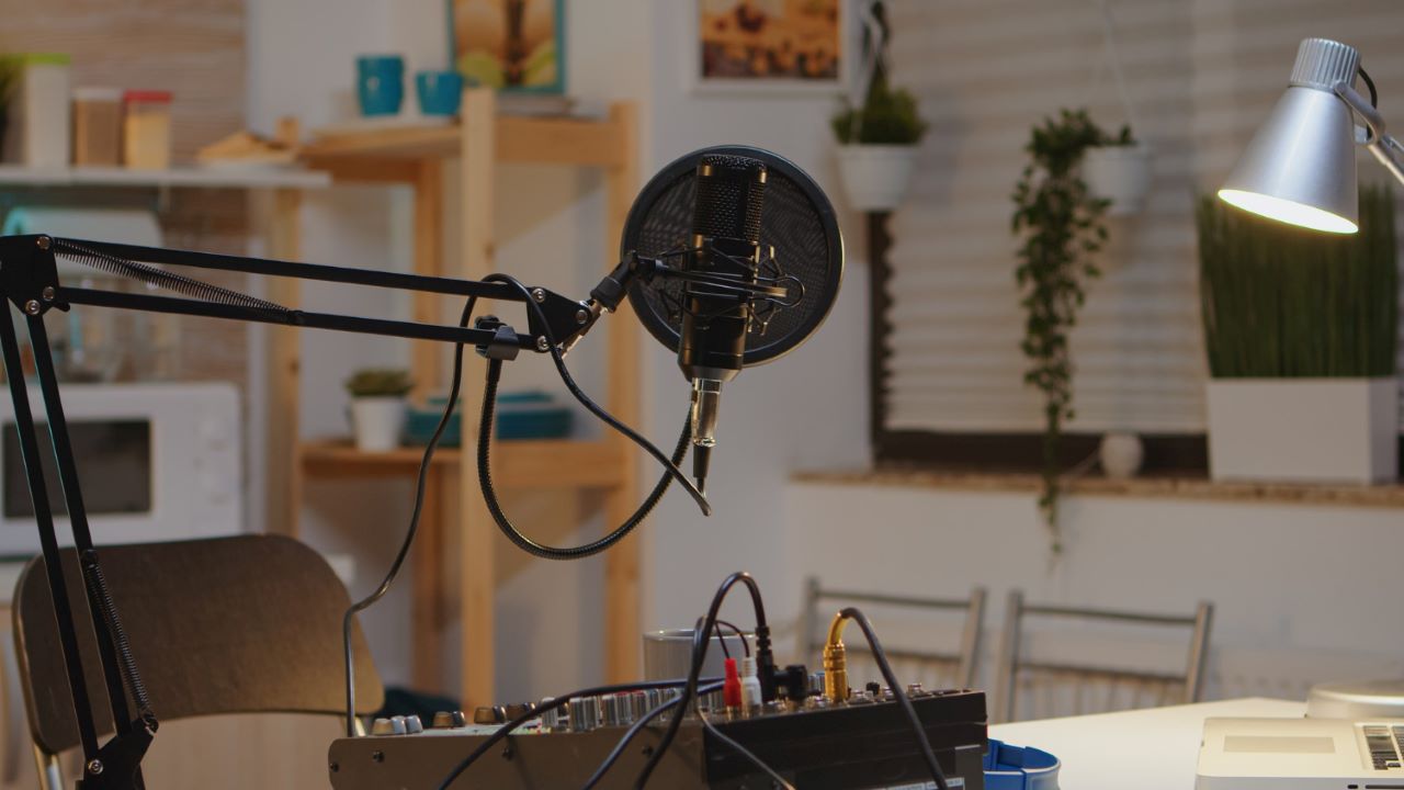 Adding condenser microphones in your podcast studio setup helps capture a broad range of frequencies, from the nuanced tones of a vocal performance to the intricate details of an instrument.