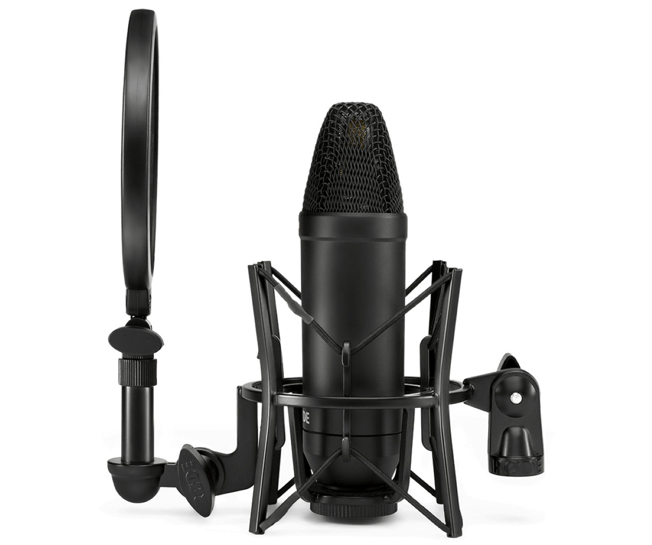 The RØDE NT1, one of Shure MV7 alternatives, has a large-diaphragm (1-inch) gold-sputtered capsule. 