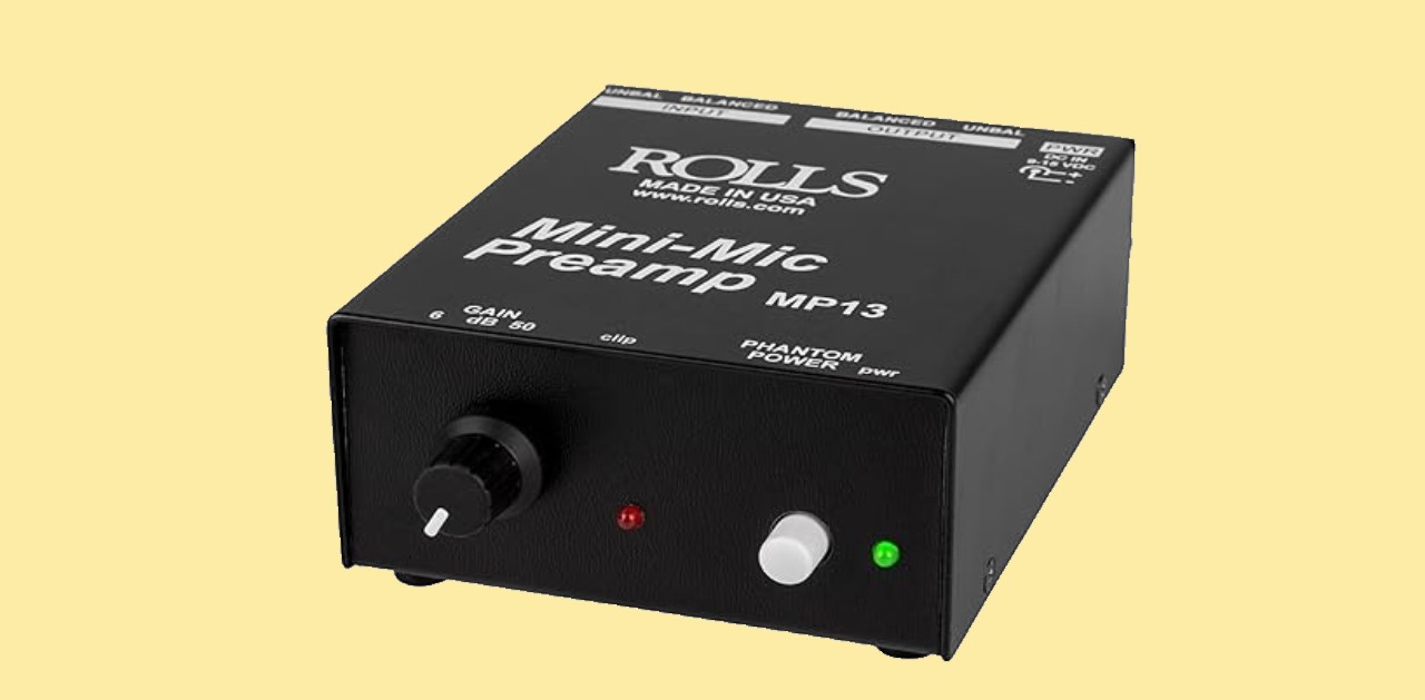 The MP13, one of the best budget mic preamp, is a small, simple, and inexpensive microphone pre amplifier for a variety of applications.