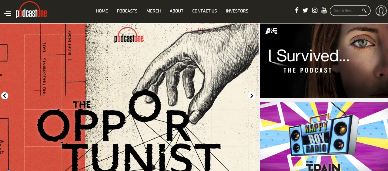 Podcast networks for small podcasts: With a commitment to diversity and quality, PodcastOne features a lineup of trending podcasts that capture the zeitgeist of current events and culture.