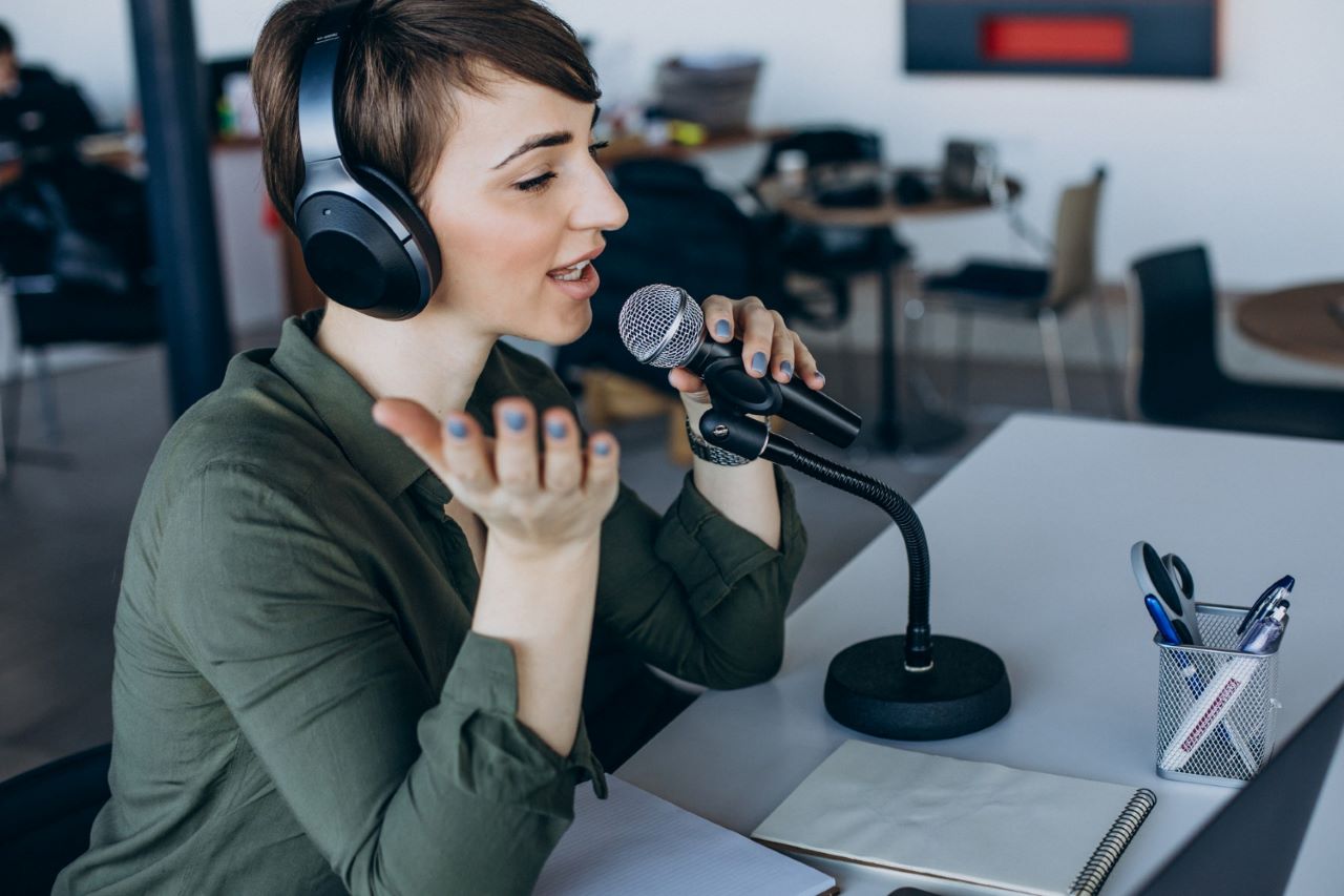 How to start a podcast checklist: Ensure your podcast cover design is clear, simple, and easily recognizable, even at a small size.
